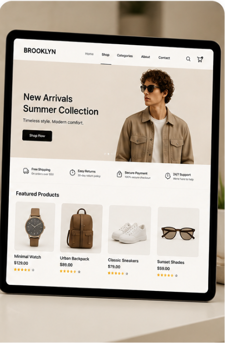 Brooklyn Ecommerce Store