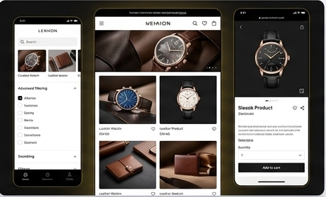 Headless Shopify Store luxury e-commerce product grid